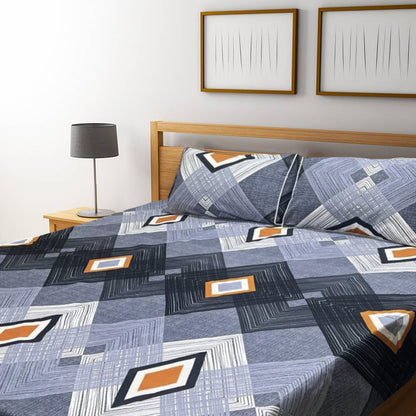 3D Crystal Cotton Bedsheet – Double Bed