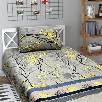 3D Crystal Cotton Single Pair Bedsheets