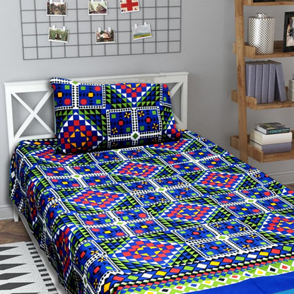 3D Crystal Cotton Single Pair Bedsheets