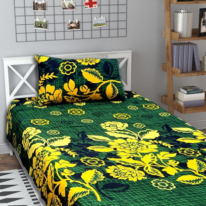 3D Crystal Cotton Single Pair Bedsheets
