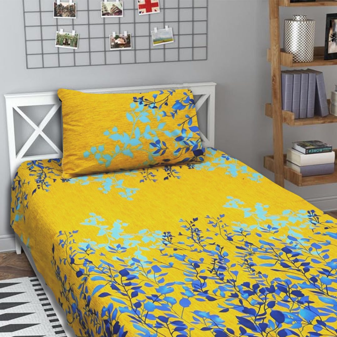 3D Crystal Cotton Single Pair Bedsheets