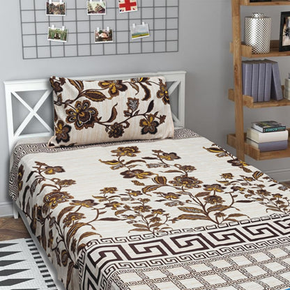 3D Crystal Cotton Single Pair Bedsheets