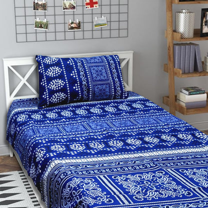 3D Crystal Cotton Single Pair Bedsheets