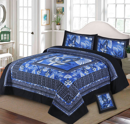 3 D PANAL BEDSHEET CRYSTAL COTTON