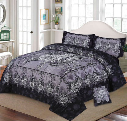 3 D PANAL BEDSHEET CRYSTAL COTTON