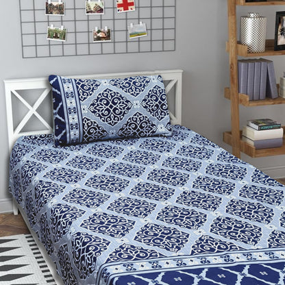 3D Crystal Cotton Single Pair Bedsheets