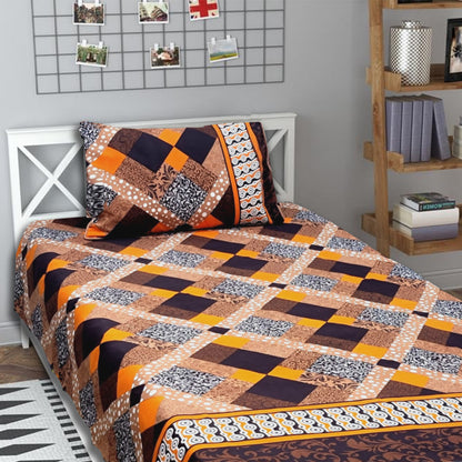 3D Crystal Cotton Single Pair Bedsheets