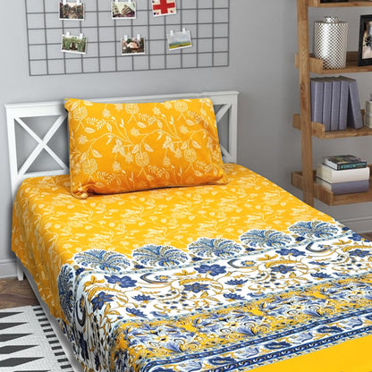 3D Crystal Cotton Single Pair Bedsheets