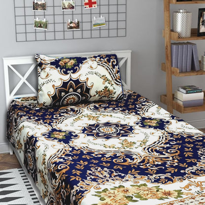 3D Crystal Cotton Single Pair Bedsheets