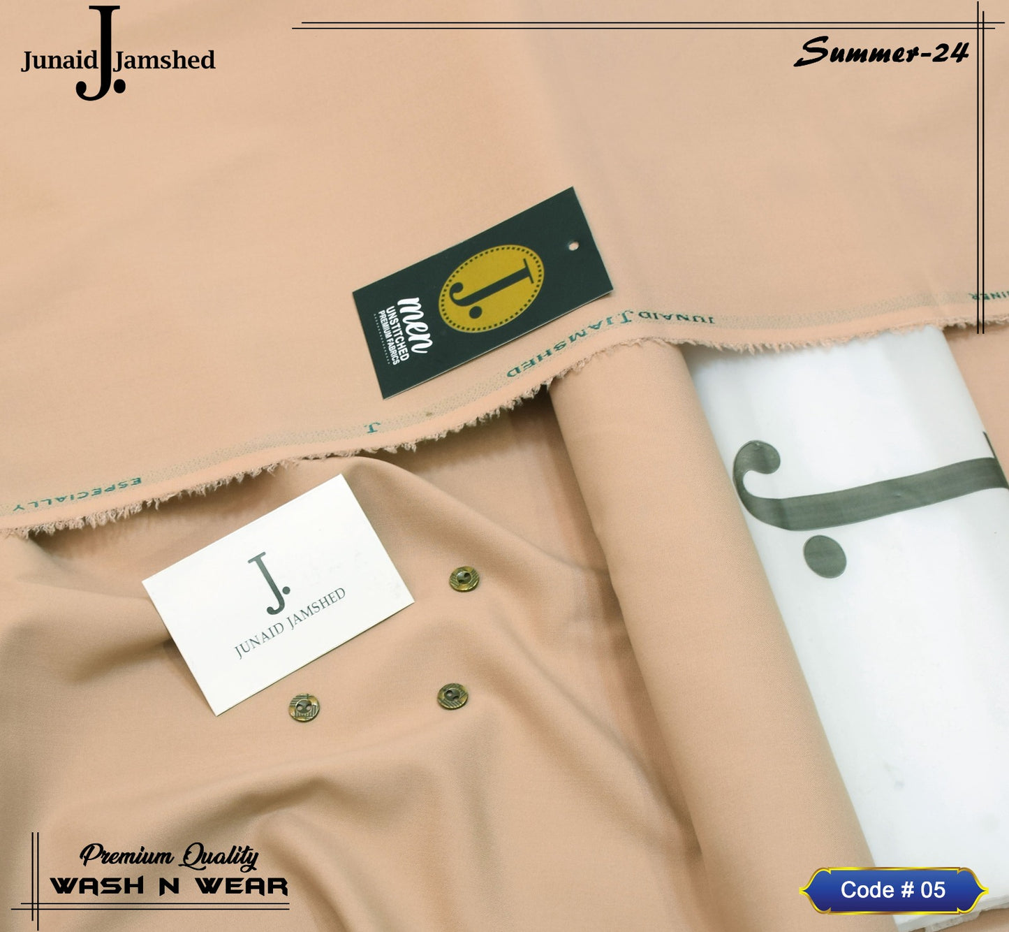 “Wash & Wear” Men’s Unstitched Fabric