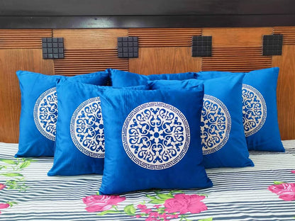 5 Pcs Velvet Jaquard Cushion
