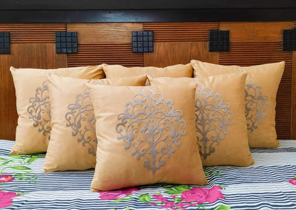 5 Pcs Velvet Jaquard Cushion