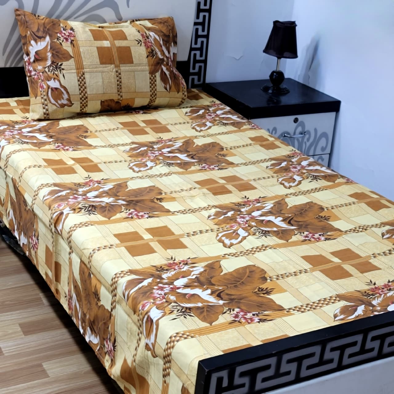 4 PC Export Quality Single Bed sheets