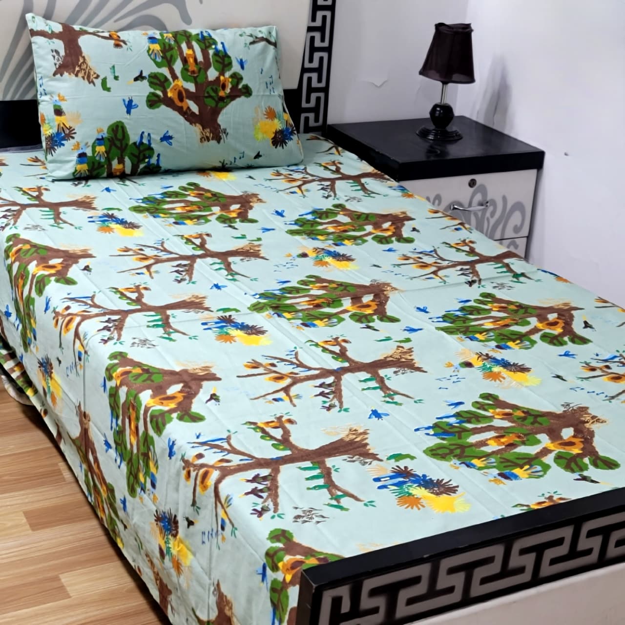 4 PC Export Quality Single Bed sheets