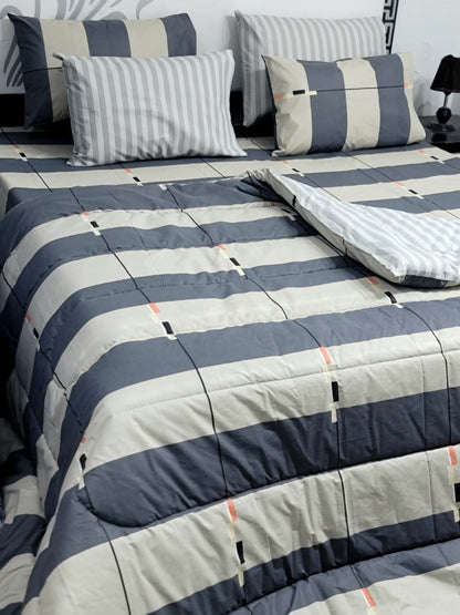 Pure Cotton Printed 7 pcs Vicky Razai Set