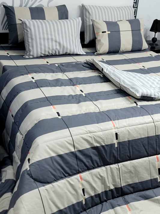 Pure Cotton Printed 7 pcs Vicky Razai Set