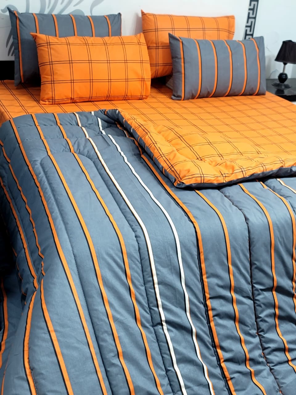 Pure Cotton Printed 7 pcs Vicky Razai Set