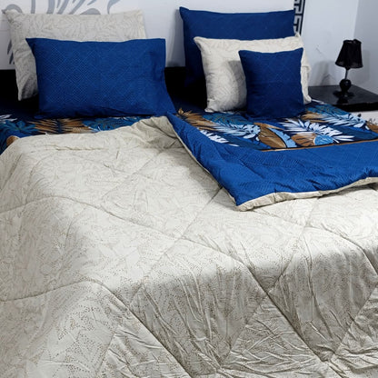 Pure Cotton Printed 7 pcs Vicky Razai Set