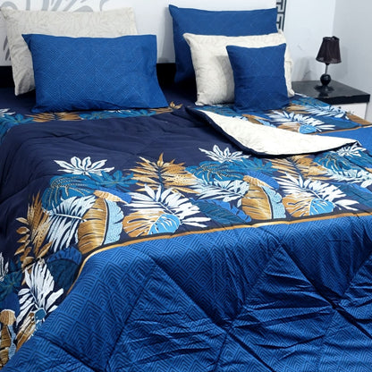 Pure Cotton Printed 7 pcs Vicky Razai Set