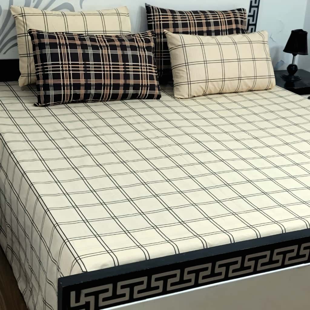 5 PC Export Quality Pure Cotton Bedsheets