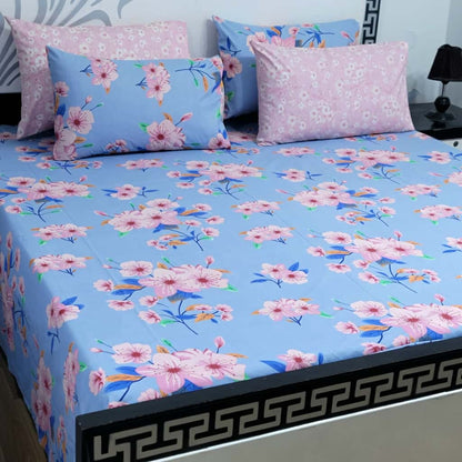 5 PC Export Quality Pure Cotton Bedsheets
