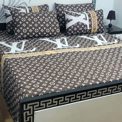 5 PC Export Quality Pure Cotton Bedsheets