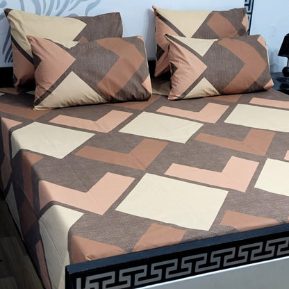 5 PC Export Quality Pure Cotton Bedsheets