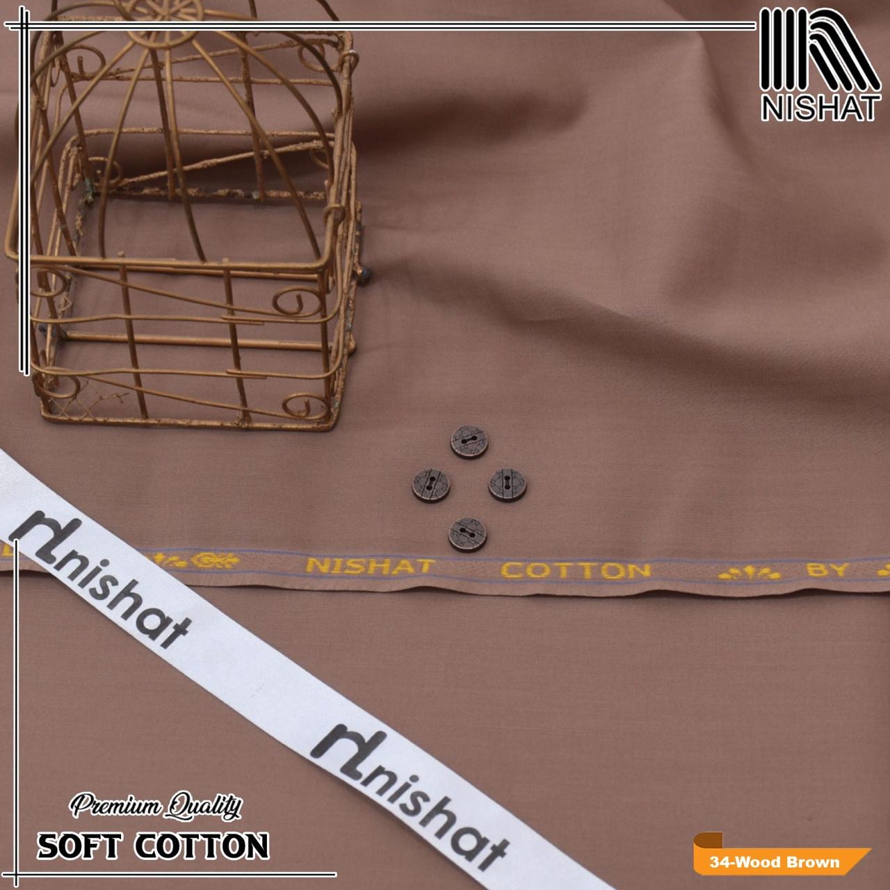 Premium Soft Cotton By Nishat | Egyptian 100% Pure Soft Cotton