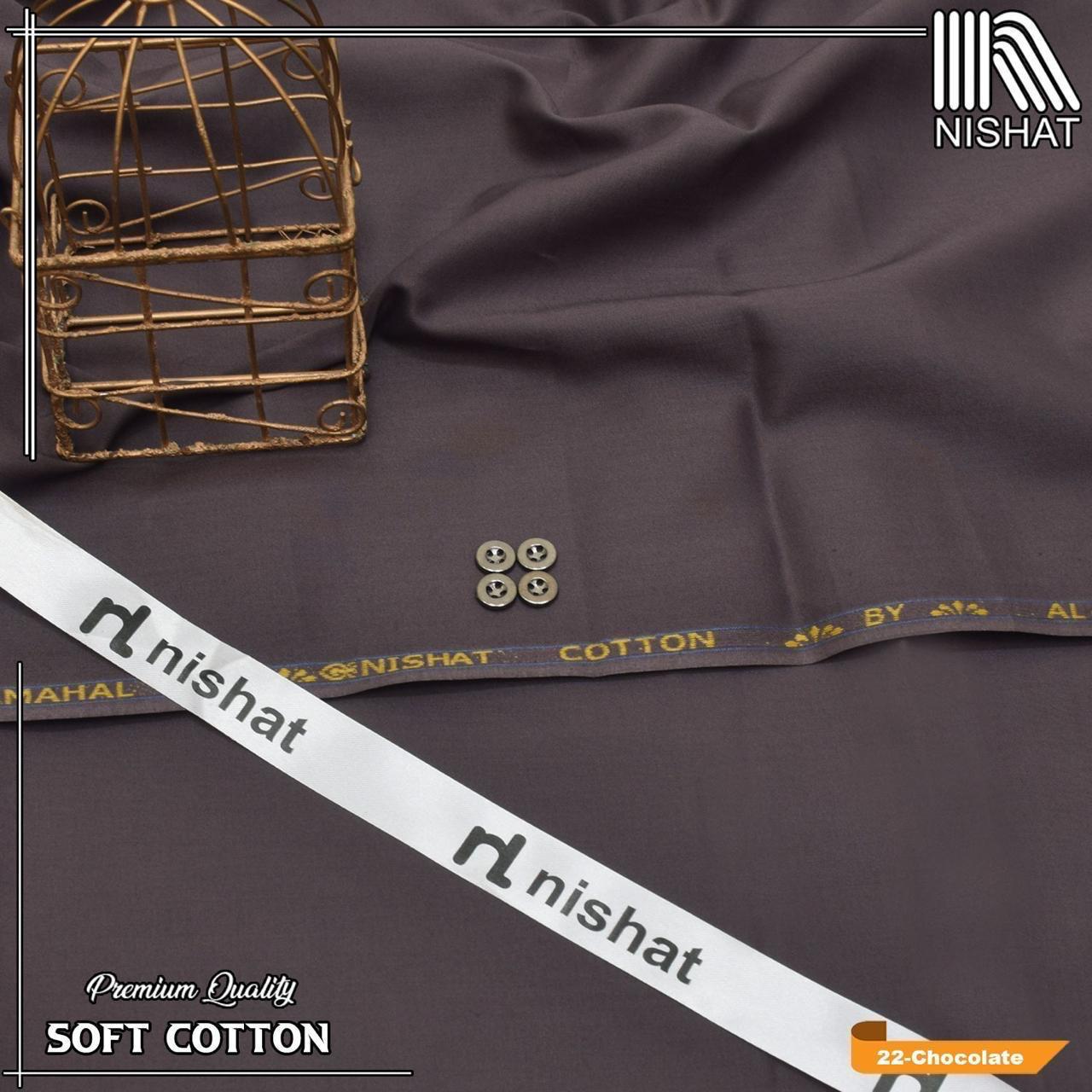 Premium Soft Cotton By Nishat | Egyptian 100% Pure Soft Cotton