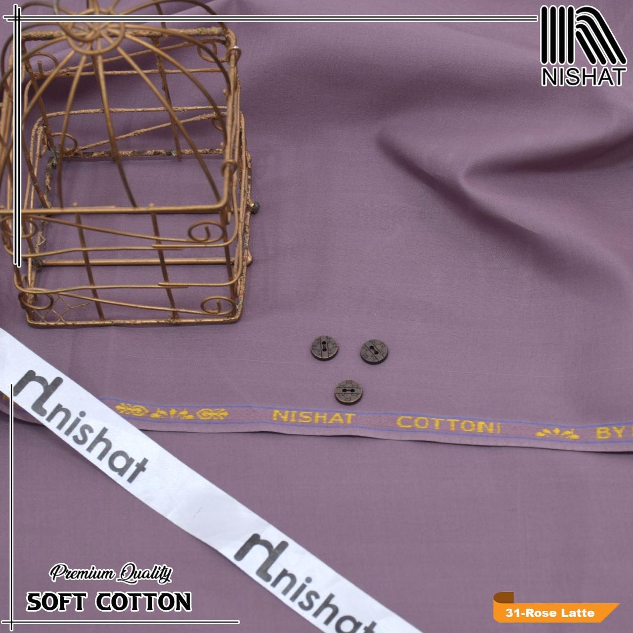 Premium Soft Cotton By Nishat | Egyptian 100% Pure Soft Cotton