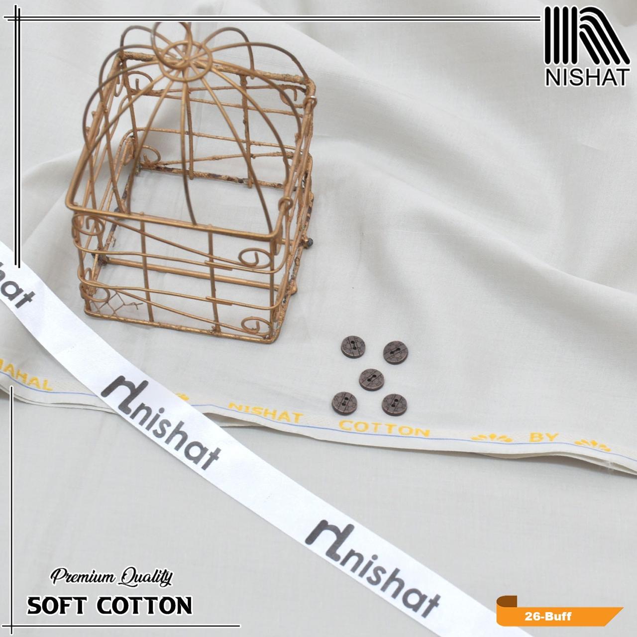 Premium Soft Cotton By Nishat | Egyptian 100% Pure Soft Cotton