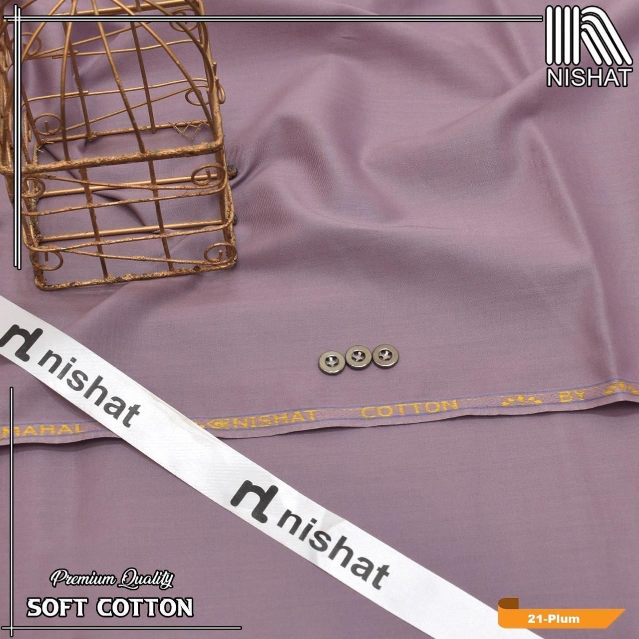 Premium Soft Cotton By Nishat | Egyptian 100% Pure Soft Cotton