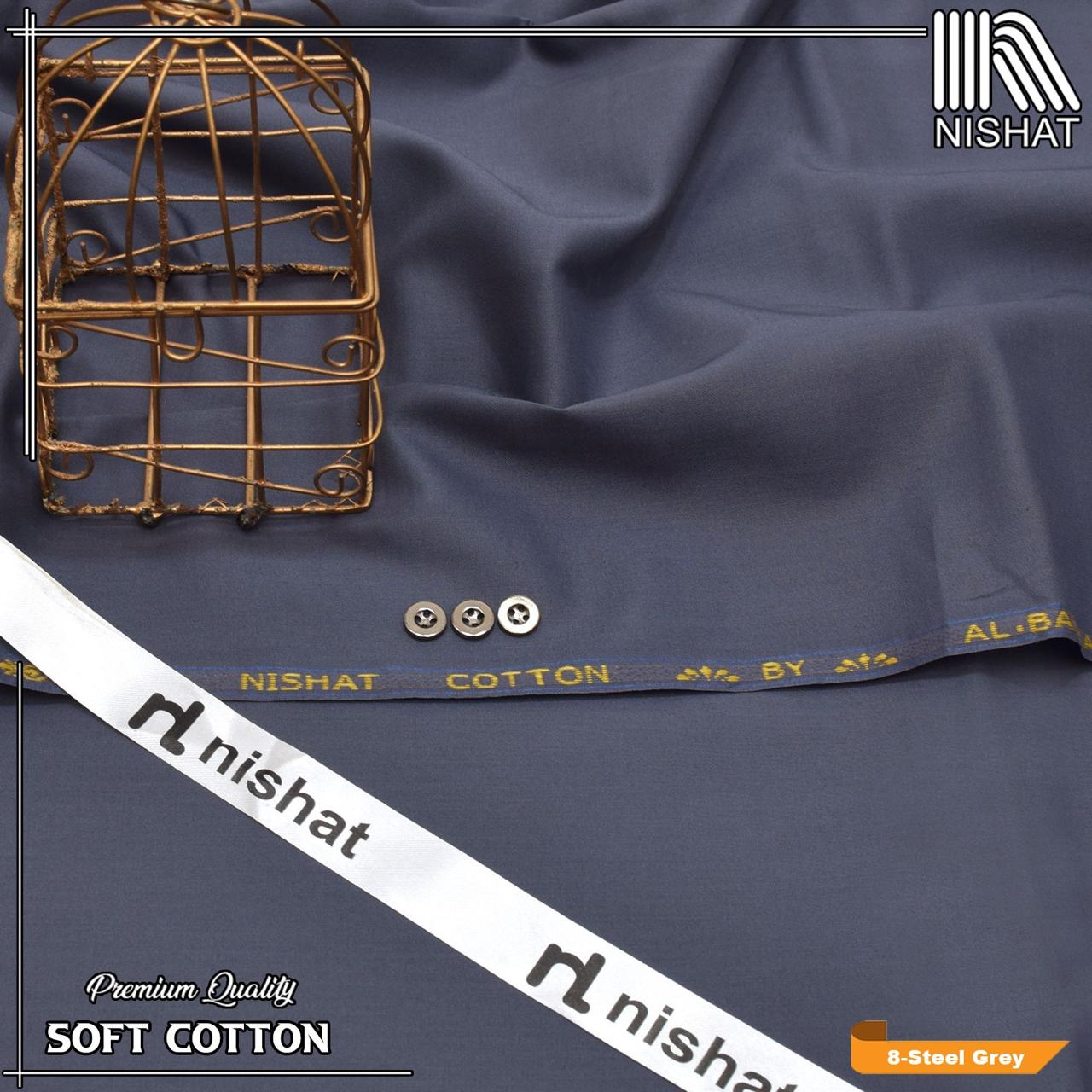 Premium Soft Cotton By Nishat | Egyptian 100% Pure Soft Cotton