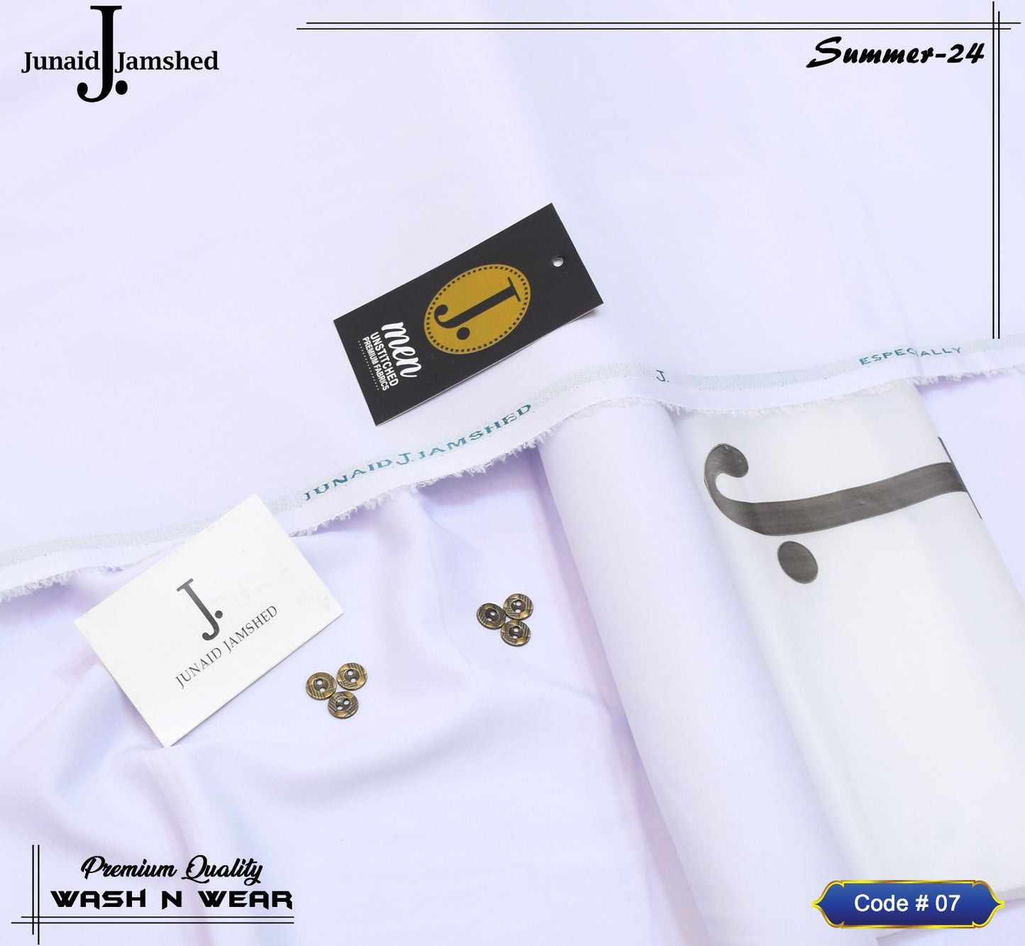 “Wash & Wear” Men’s Unstitched Fabric